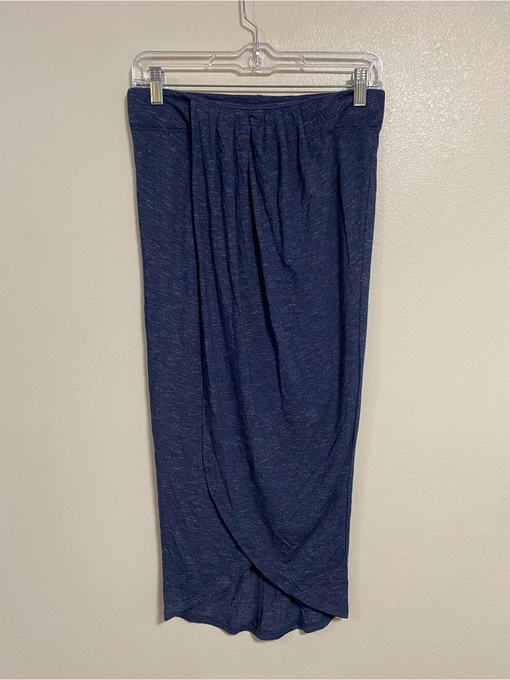 Dolan Skirt Women’s Size XS Blue Left Coast Collection Maleo Draped MIDI Skirt